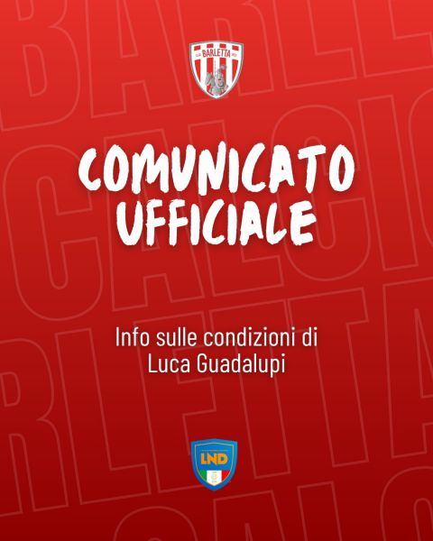 Aggiornamento su condizioni fisiche di Guadalupi post infortunio