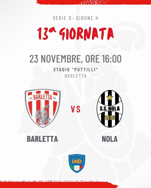 Barletta 1922 - Nola 1925: tutte le info