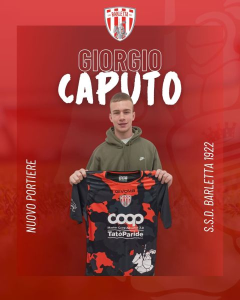 Giorgio Caputo è un nuovo portiere del Barletta