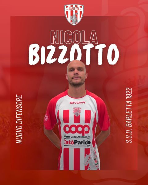 Nicola Bizzotto è un nuovo calciatore del Barletta 1922