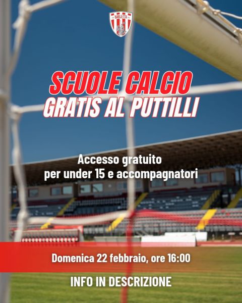 Scuole Calcio gratis al Puttilli contro Afragolese