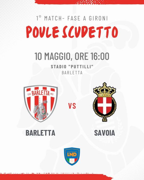 Barletta 1922 - Savoia 1908: tutte le info