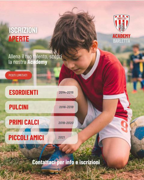 Academy, open day il 24 agosto