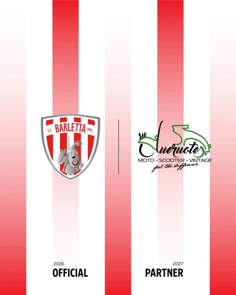 Sudueruote al fianco del Barletta