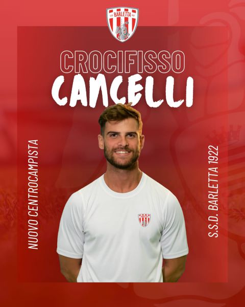Cancelli è un nuovo giocatore del Barletta 1922