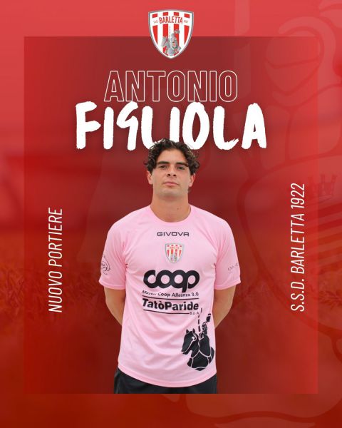 Antonio Figliola è un nuovo portiere biancorosso