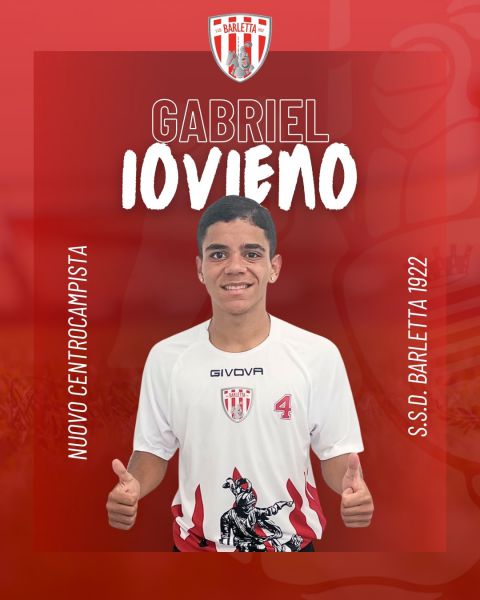Gabriel Iovieno è un nuovo calciatore Under biancorosso